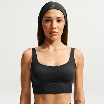 NikeSKIMS Matte プリント ロングライン コルセット ブラ XS NikeSKIMS Matte Women's Printed Long-Line Corset Bra. Nike.com